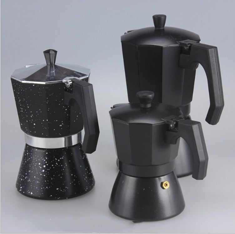 Italian Aluminum Moka Coffee Pot for Home Brewing