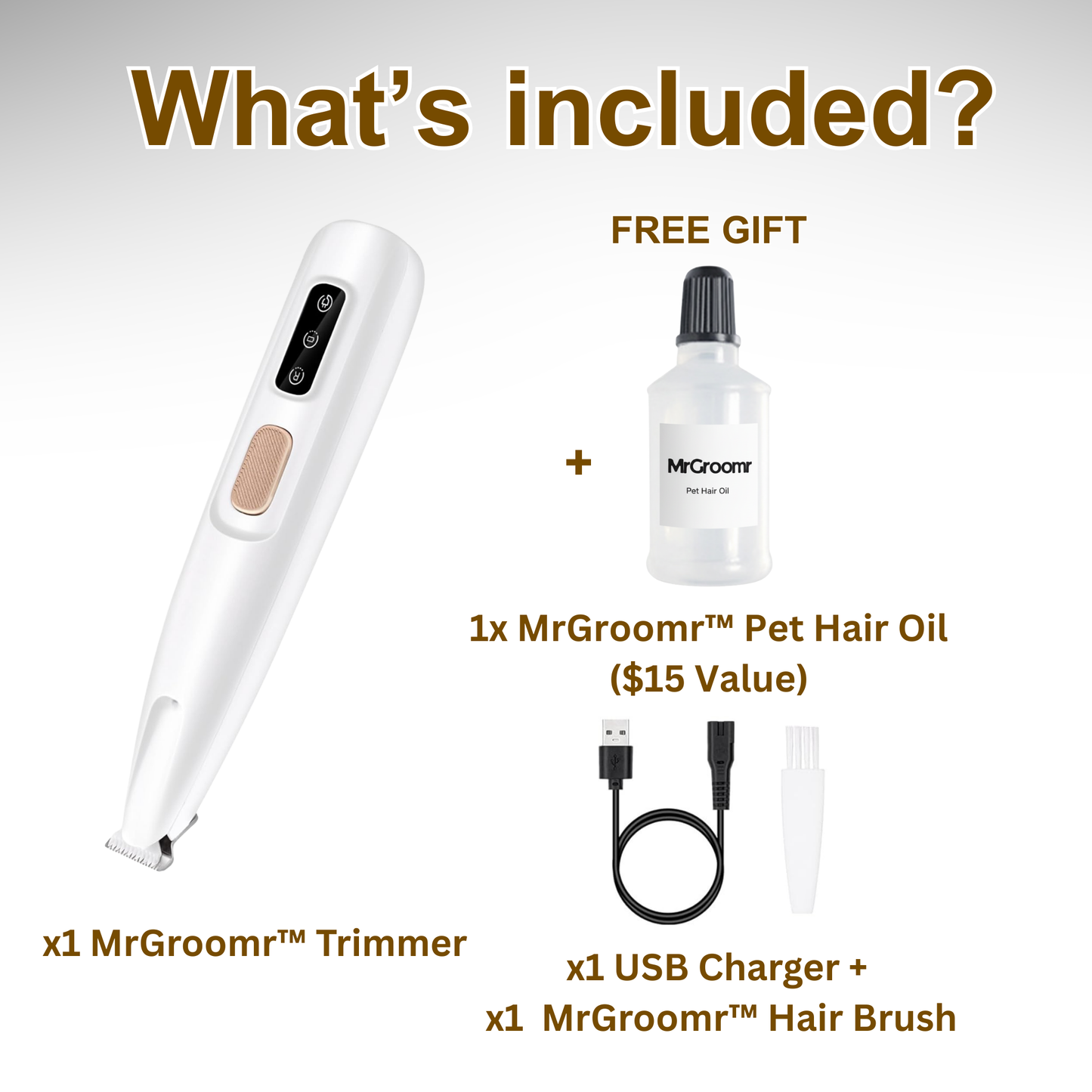 MrGroomr™ Waterproof Trimmer